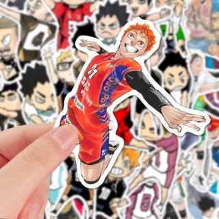 60 chiếc Haikyu Trừu tượng!! Anime Sticker Phim hoạt hình Graffiti Kid Quà tặng Nhãn dán trang trí chống nước