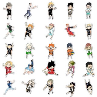 60 chiếc Haikyu Trừu tượng!! Anime Sticker Phim hoạt hình Graffiti Kid Quà tặng Nhãn dán trang trí chống nước