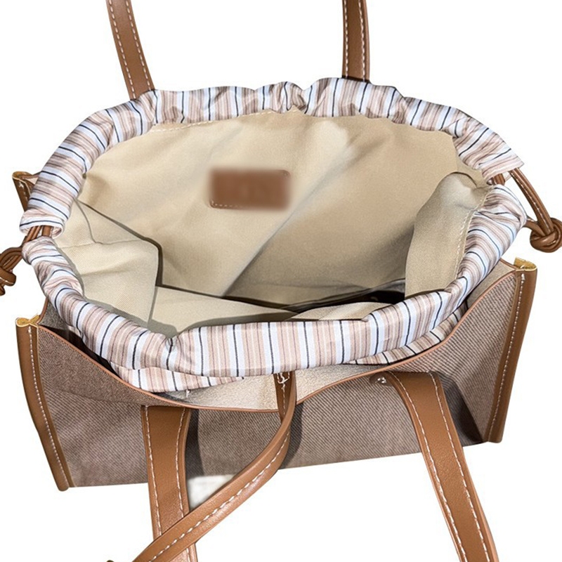 Túi tote đeo vai dệt mới dành cho nữ ZARA Túi bên trong có thể tháo rời