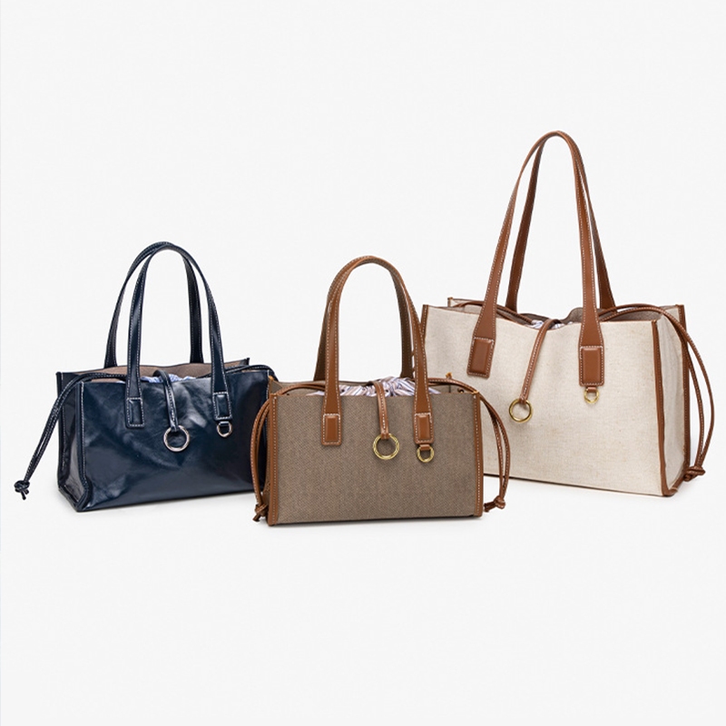 Túi tote đeo vai dệt mới dành cho nữ ZARA Túi bên trong có thể tháo rời