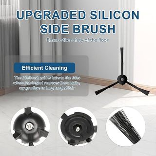 Dành cho Roborock Q8 Max / Q8 Max + / Q5 Pro / Q5 Pro + Bộ phụ kiện – Bàn chải chính, Bàn chải bên, Bộ lọc HEPA, Bộ thay thế túi đựng bụi và vải lau nhà