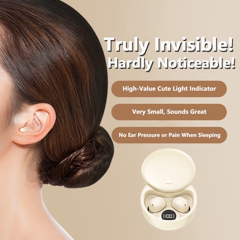 Y18 Tai nghe Bluetooth mới không đau khi ngủ trong tai