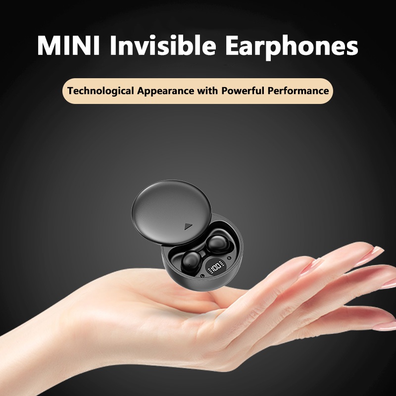 Y18 Tai nghe Bluetooth mới không đau khi ngủ trong tai