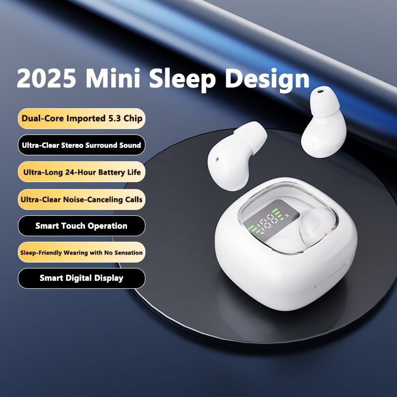 Tai nghe Bluetooth Y19 mới có tính năng thoải mái khi ngủ vô hình, thời lượng pin dài và giảm tiếng ồn