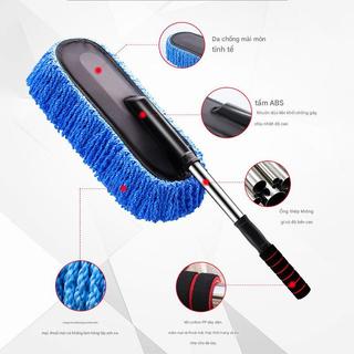 Dụng Cụ Làm Sạch Ô Tô – Cây Lau Bụi Thu Gọn, Rửa Xe Tiện Dụng