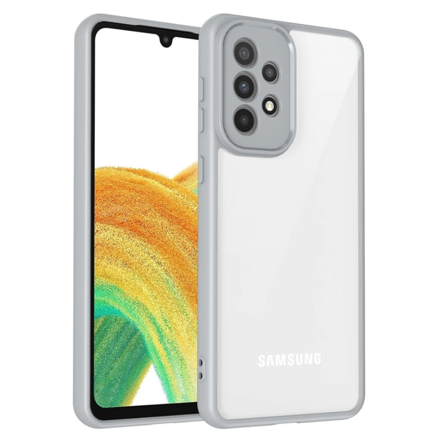 Ốp Điện Thoại Chống Sốc Trong Suốt Samsung Galaxy A30 A30S A31 A32 A33 A34 A35 A36 A50 A50S 4G 5G Vỏ Cứng Bảo Vệ Acrylic Mặt Sau Phụ Kiện