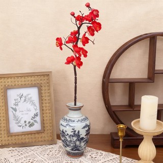 Hoa Mai Giả Cành Đào Đông Trang Trí Tết 60cm Cao Cấp Đẹp Lụa Decor Nhà Cửa Phòng Khách Phụ Kiện Cắm Bình Nghệ Thuật Đỏ Hồng Trắng Nhánh Cây Như Thật Vintage Chụp Ảnh Sang Trọng Xuân Quà Tặng Ý Nghĩa