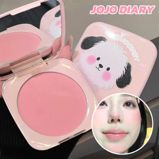 20g Bảng Phấn má hồng đơn màu JOJO DIARY - Má hồng tự nhiên Hàn Quốc, Kết cấu mịn màng Khóa màu lâu trôi Chống thấm nước JJ-351