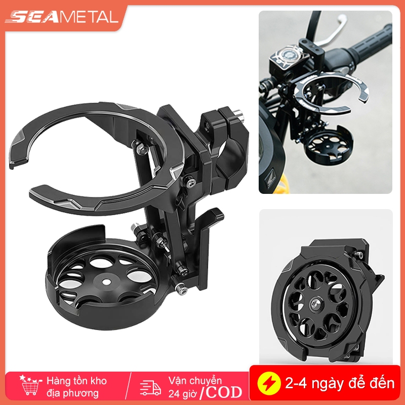 Giá đỡ cốc xoay xe máy SEAMETAL gấp gọn, Giá đỡ bình nước chống sốc bằng nhựa ABS, Phụ kiện sửa đổi bình nước