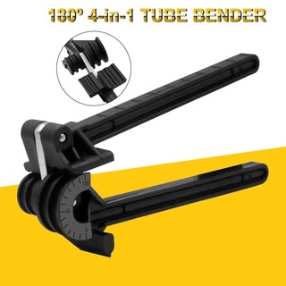 Máy uốn ống thủ công 4 trong 1, Công cụ uốn ống 0-180 độ cho ống mềm, đồng & nhôm 5 / 6 / 8 / 10mm (3 / 16 "đến 3 / 8")