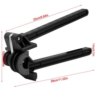 Máy uốn ống thủ công 4 trong 1, Công cụ uốn ống 0-180 độ cho ống mềm, đồng & nhôm 5 / 6 / 8 / 10mm (3 / 16 "đến 3 / 8")
