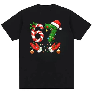 6 7 Meme Six Seven Bruh Áo thun Cotton thời trang nam nữ thoải mái
