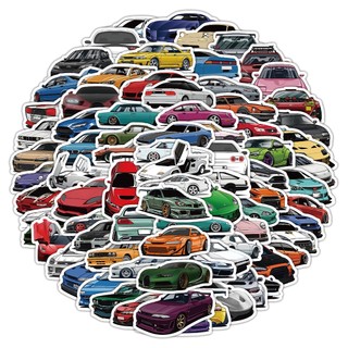 103 Chiếc Xe Thể Thao Dán Ván Trượt Xe Đạp Xe Máy Hành Lý Đồ Chơi Vinyl Decal JDM Miếng Dán