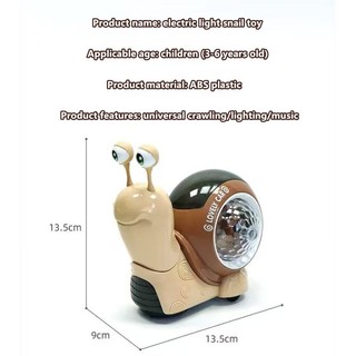 Đồ chơi điện trẻ em mũi xoay ốc hoạt hình phổ thông vui nhộn acousto-optic đồ chơi tránh chướng ngại vật tự động.