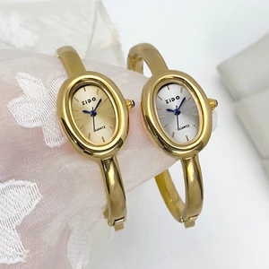 Đồng hồ nữ mới, đồng hồ đeo tay hình bầu dục thích hợp, cảm giác cao cấp, khí chất đơn giản, đồng hồ nữ thạch anh