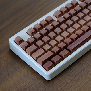 Hạt Gỗ Đỏ Bên Tỏa Sáng Qua Keycaps PBT Dye-sub Cherry Profile Keycap Tùy Chỉnh Keycaps Tương Thích Với Cherry Gateron MX Switch