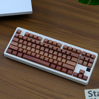 Hạt Gỗ Đỏ Bên Tỏa Sáng Qua Keycaps PBT Dye-sub Cherry Profile Keycap Tùy Chỉnh Keycaps Tương Thích Với Cherry Gateron MX Switch