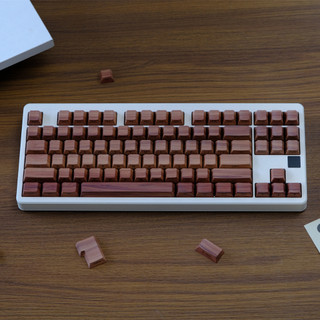 Hạt Gỗ Đỏ Bên Tỏa Sáng Qua Keycaps PBT Dye-sub Cherry Profile Keycap Tùy Chỉnh Keycaps Tương Thích Với Cherry Gateron MX Switch