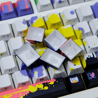 Graffiti Side Shine Through Keycaps PBT Dye-sub Cherry Profile Keycap Custom Keycaps Tương thích với Cherry Gateron MX Switch