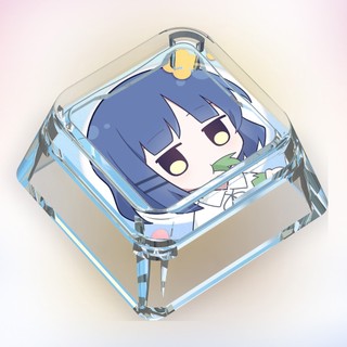 BOCCHI THE ROCK Keycaps Hoạt Hình Dễ Thương Keycaps Tùy Chỉnh Bàn Phím Cơ Trong Suốt Keycaps