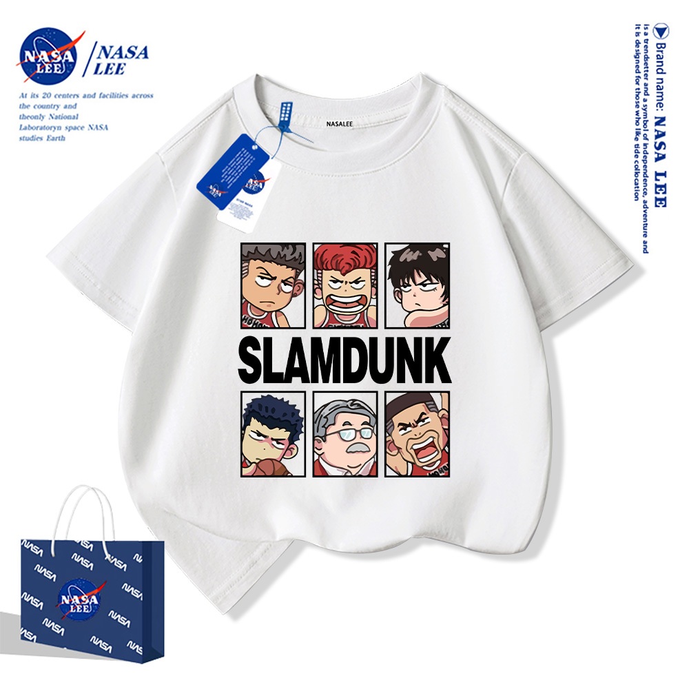 Nasa Pure Cotton Tay Ngắn 2025 Phong Cách Mới Trẻ Em Tay Ngắn Mềm Mại Thoải Mái Thời Trang Dễ Thương