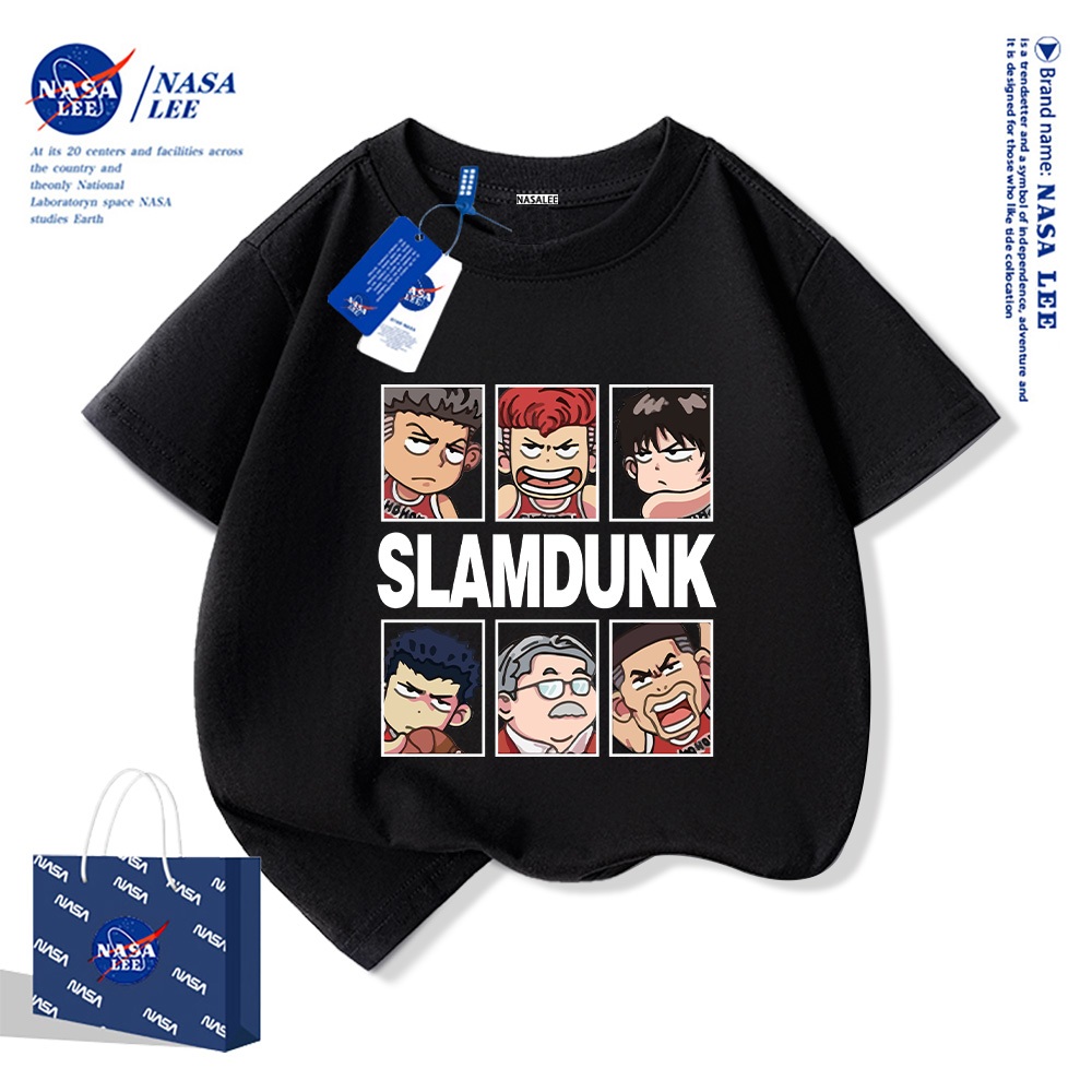 Nasa Pure Cotton Tay Ngắn 2025 Phong Cách Mới Trẻ Em Tay Ngắn Mềm Mại Thoải Mái Thời Trang Dễ Thương