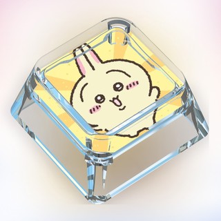 Chiikawa Keycaps Hoạt Hình Dễ Thương Keycaps Tùy Chỉnh Bàn Phím Cơ Trong Suốt Keycaps