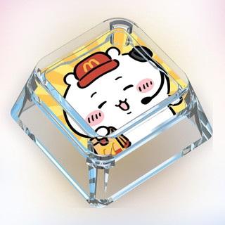 Chiikawa Keycaps Hoạt Hình Dễ Thương Keycaps Tùy Chỉnh Bàn Phím Cơ Trong Suốt Keycaps