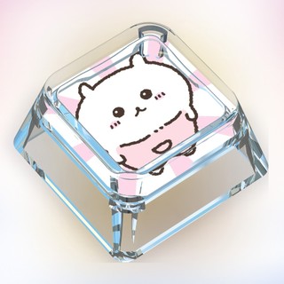 Chiikawa Keycaps Hoạt Hình Dễ Thương Keycaps Tùy Chỉnh Bàn Phím Cơ Trong Suốt Keycaps