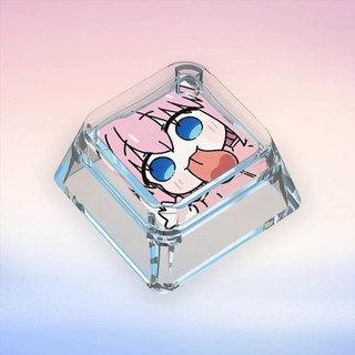 BOCCHI THE ROCK-Lick Keycaps Hoạt Hình Dễ Thương Keycaps Tùy Chỉnh Bàn Phím Cơ Trong Suốt Keycaps