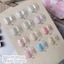 Bộ Họa Tiết Dreamy Sơn Móng Tay Keo Dán Cửa Hàng Móng Tay Chuyên Dụng Dùng Một Lần Ba Chiều Aurora Silk Độ Bóng Cao T