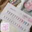 Bộ Họa Tiết Dreamy Sơn Móng Tay Keo Dán Cửa Hàng Móng Tay Chuyên Dụng Dùng Một Lần Ba Chiều Aurora Silk Độ Bóng Cao T
