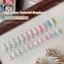 Bộ Họa Tiết Dreamy Sơn Móng Tay Keo Dán Cửa Hàng Móng Tay Chuyên Dụng Dùng Một Lần Ba Chiều Aurora Silk Độ Bóng Cao T