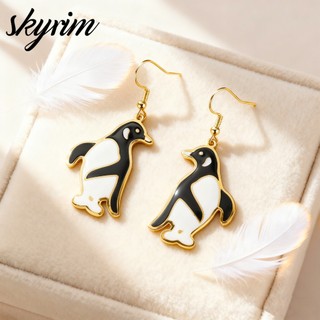 Skyrim Nhỏ Giọt Dầu Chim Cánh Cụt Thép Không Gỉ Chống Thấm Nước - Quà Tặng Thời Trang
