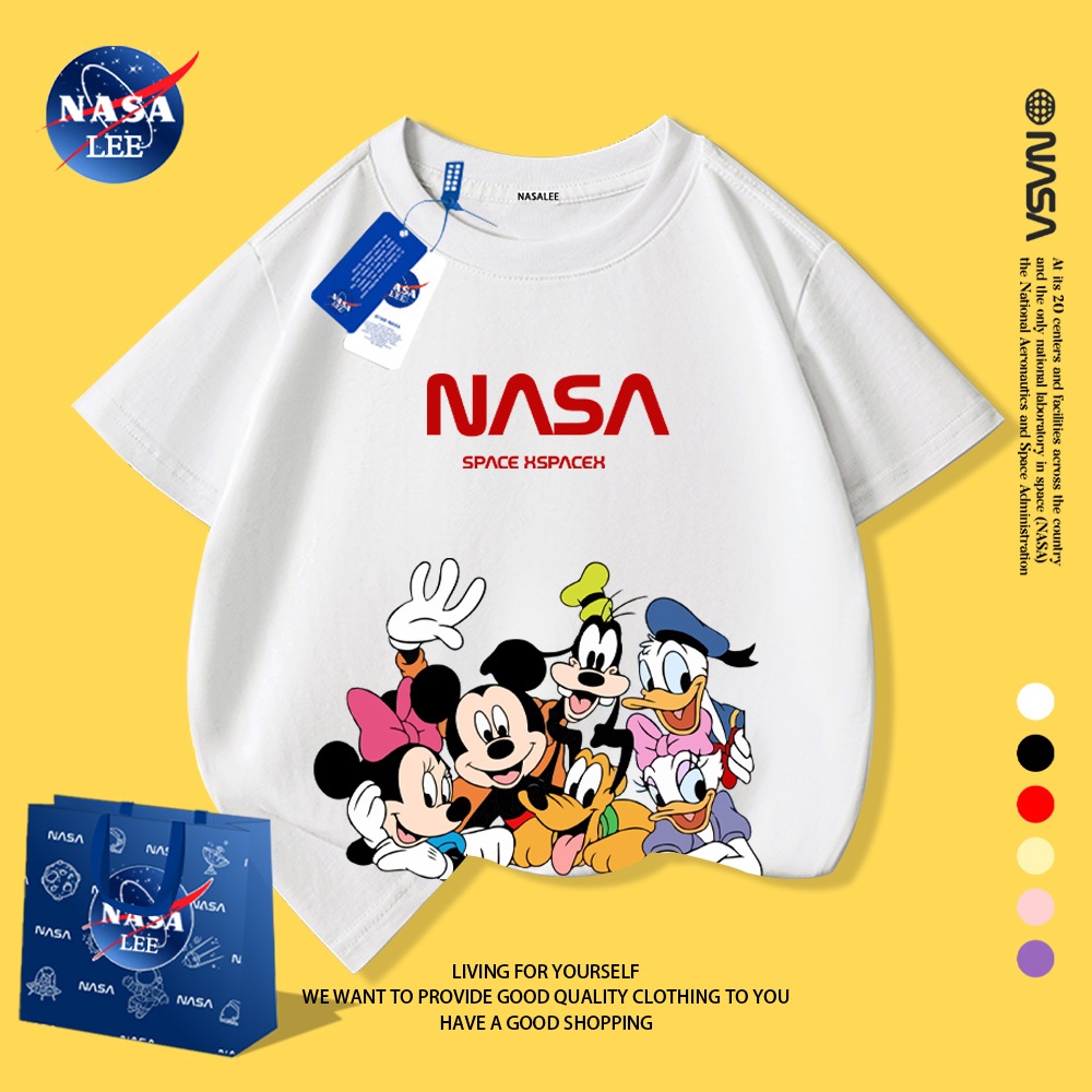 Áo thun cotton in hình Mickey! 🐭 Chất liệu cotton mềm mịn "muốn sờ", form rộng oversize mặc siêu thích!