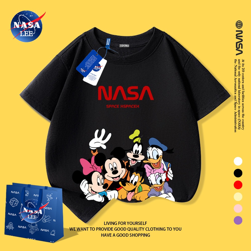 Áo thun cotton in hình Mickey! 🐭 Chất liệu cotton mềm mịn "muốn sờ", form rộng oversize mặc siêu thích!