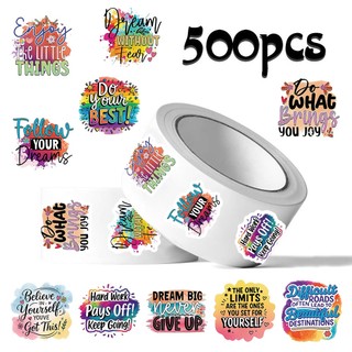 500 CÁI Khuyến khích Nhãn dán truyền cảm hứng Giáo viên Trường học Sinh Văn phòng phẩm Đồ chơi Phần thưởng Cuộn Dán