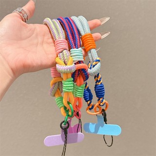 Dây bện cổ tay nhiều màu chống thất lạc cho điện thoại di động