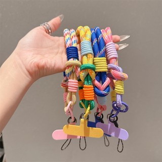 Dây bện cổ tay nhiều màu chống thất lạc cho điện thoại di động