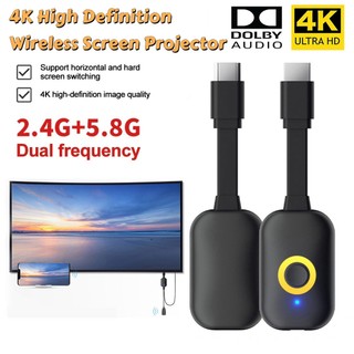 4K HDMI TV Stick 2.4G / 5G Màn hình WiFi không dây Bộ thu TV Dongle cho Mirascreen cho IOS Android sang TV