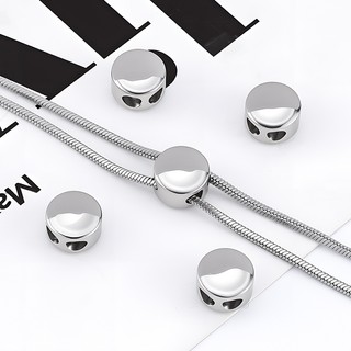 Quả bóng Silicone có hai lỗ, dễ điều chỉnh, dùng để làm phụ kiện thời trang