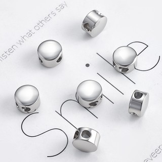Quả bóng Silicone có hai lỗ, dễ điều chỉnh, dùng để làm phụ kiện thời trang