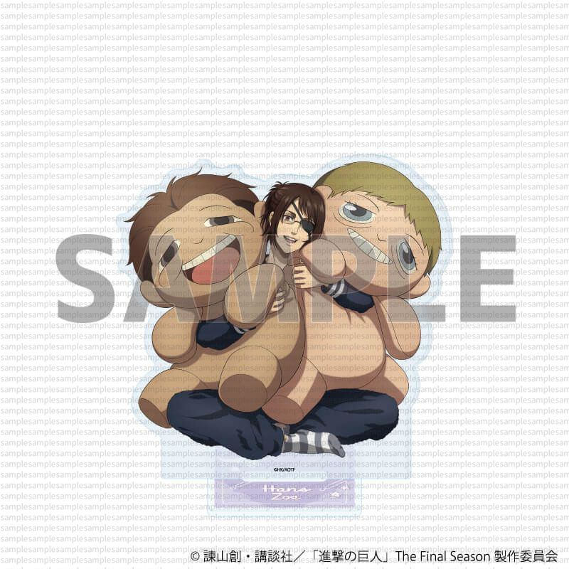 Gối búp bê sang trọng Attack on Titan Ver. Bộ huy hiệu đứng Levi Acrylic lớn Quà tặng sưu tập Anime