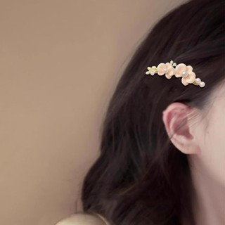 Kẹp tóc phalaenopsis ngọc trai cao cấp, kẹp bên phẳng cho décor tóc đẹp