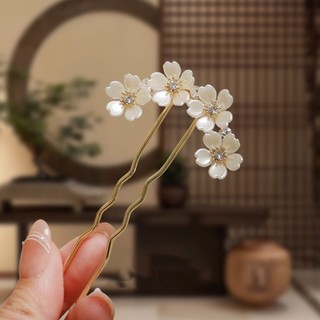 Kẹp Tóc Hình Chữ U Handmade Ngọc Trai và Kim Cương - Phụ Kiện Tóc Nữ