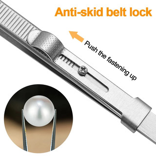 Bộ nhíp trang sức chính xác Kìm chống từ tính & chống trượt chuyên nghiệp để xử lý đá quý, kim cương & sửa chữa đồng hồ