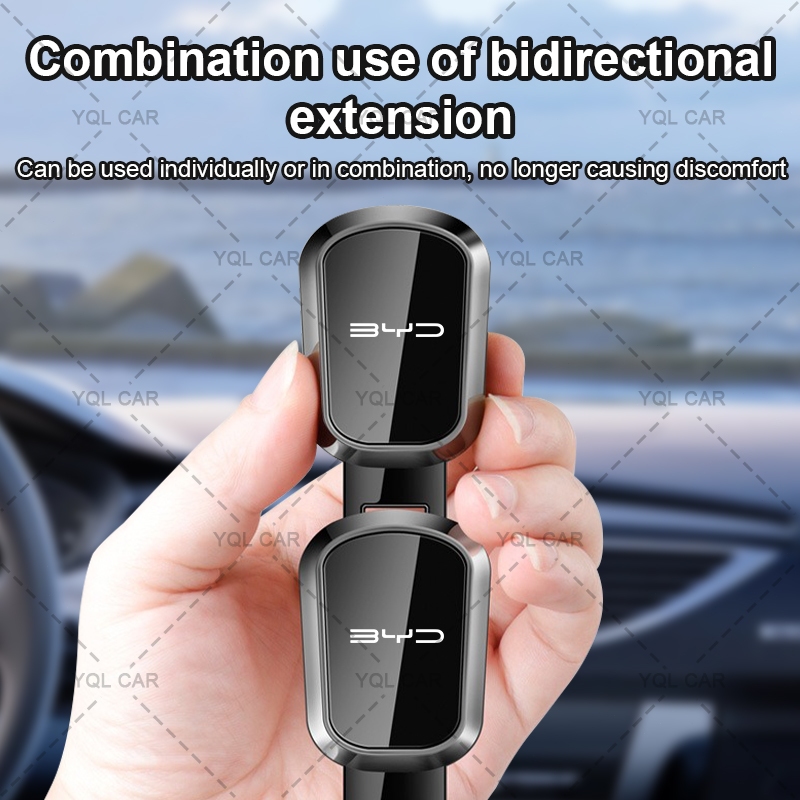 1 / 2 Chiếc Dây An Toàn Ô Tô Mở Rộng Dây An Toàn Ô Tô Đệm Mở Rộng Khóa Cho BYD Atto 3 Yuan Plus F3 E6 F0 G3 I3 Ea1 Bài Hát Max Tang