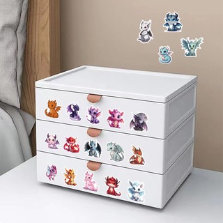 54 Chiếc Anime Cánh Rồng Bay Hoạt Hình Dán Laptop Điện Thoại Sổ Lưu Niệm Trang Trí Miếng Dán Đồ Chơi Trẻ Em