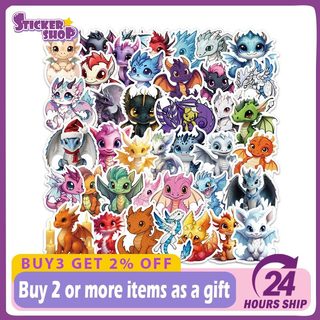 54 Chiếc Anime Cánh Rồng Bay Hoạt Hình Dán Laptop Điện Thoại Sổ Lưu Niệm Trang Trí Miếng Dán Đồ Chơi Trẻ Em