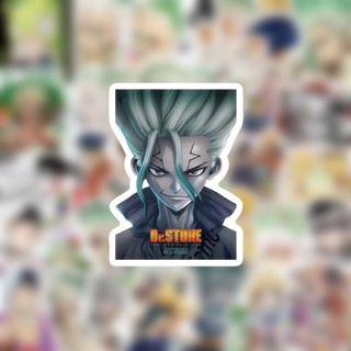 54 Chiếc Anime Dr.STONE Dán Decal DIY Điện Thoại Notebook Vali Laptop Tủ Lạnh Kid Miếng Dán